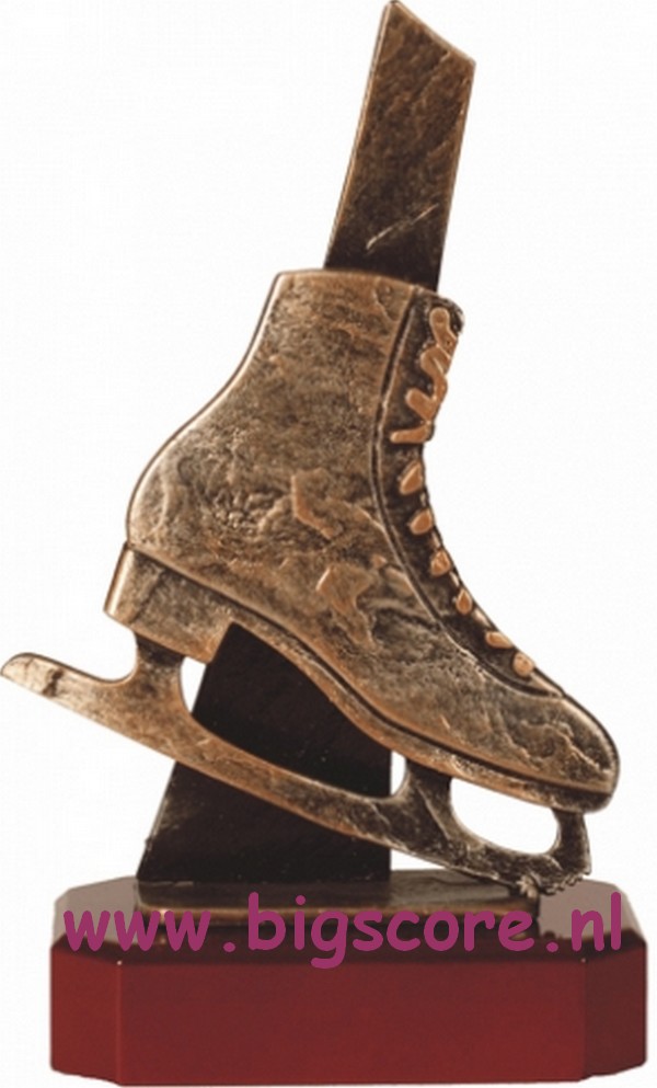 Schaatsenkunst Metaalbeeld BEL224